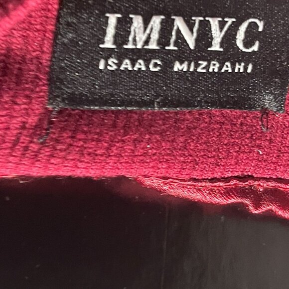 IMNYC Isaac Mizrahi Quilted Dog Coat Size Large Red Polyester Lining - Picture 3 of 9